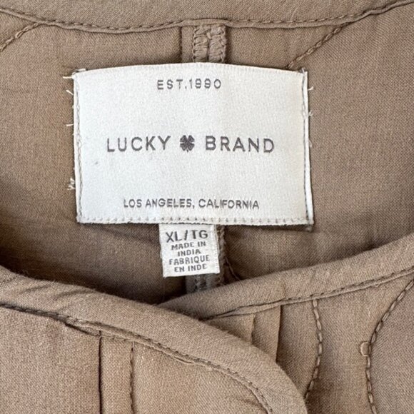 Lucky Brand Quilted Jacket Size XL - Picture 4 of 9